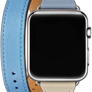 double loop grayblue/ivorywhite