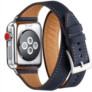 double loop dark blue