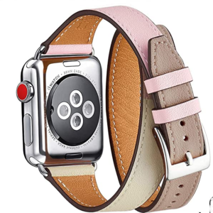 double loop pink/ivorywhite